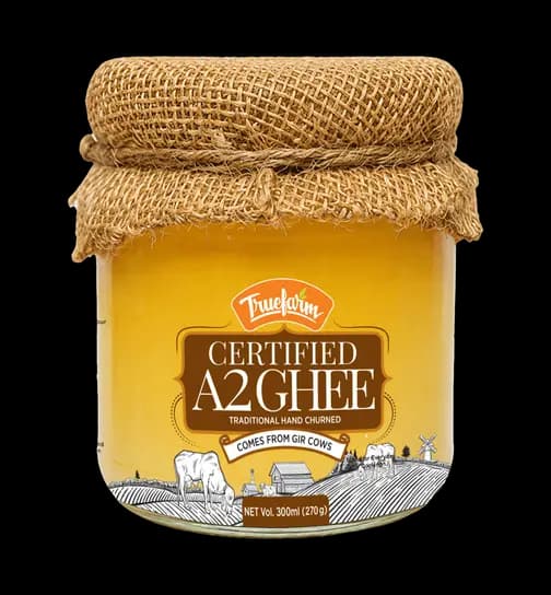 Truefarm Certified A2 Ghee Jar 300 ml