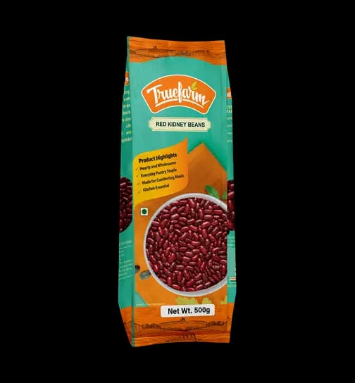 TRUEFARM Organic Red Kidney Beans Pack (Capparadavare) 500 g