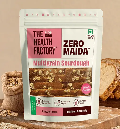 The Health Factory Zero Maida Multigrain Sourdough 350 g