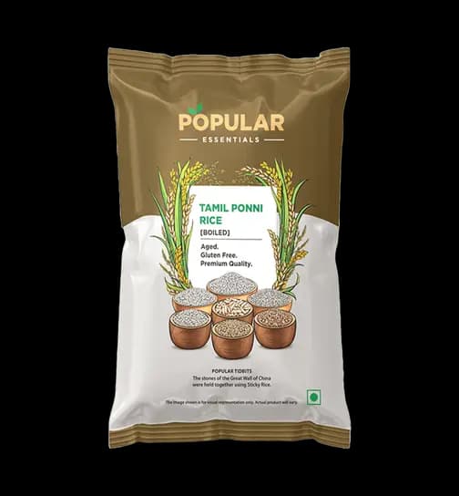 Popular Essentials Tamil Ponni Boiled Rice 5 kg