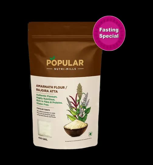 Popular Nutri Mills Amarnath Flour/Rajgira Atta 450 g