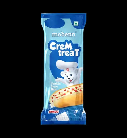 Modern Cremtreat Vanilla Cream Bun 50 g
