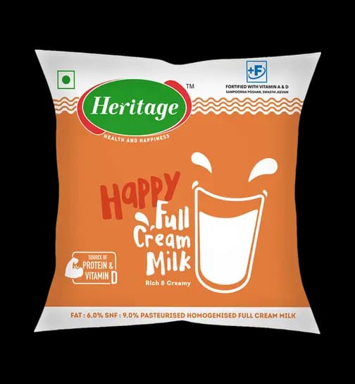 Heritage Happy Full Cream Milk 500 ml