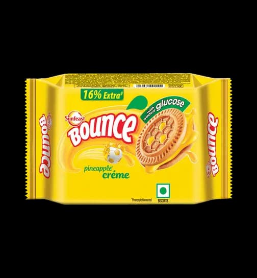 Sunfeast Bounce- Pineapple crème 58 g