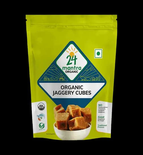 24 Mantra Organic Jaggery Cubes 450 g