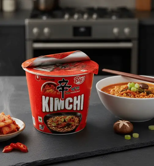 Nongshim Big Bowl Shin Kimchi Noodle Soup 112 g