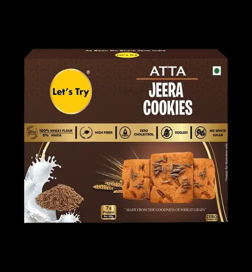 Let's Try Atta Jeera Cookies 100 g