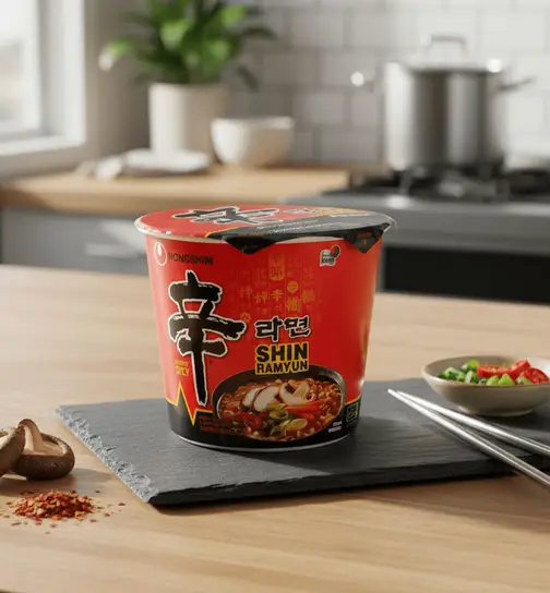 Nongshim Big Bowl Noodles Shin Ramyun Flavour 114g 114 g