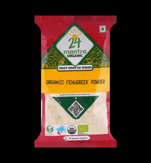 24 Mantra Fenugreek Powder/Methi Powder/Menthulu Powder 100 g