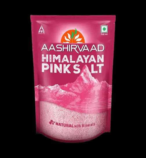 Aashirvaad Himalayan Pink Salt (Sendha Namak/Rock Salt) 1 kg