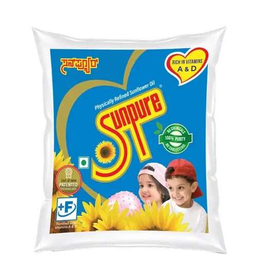 Sunpure Physically Refined Sunflower Oil 500 ml