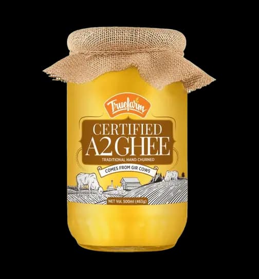 TRUEFARM Certified A2 Ghee Pack 500 ml x 2