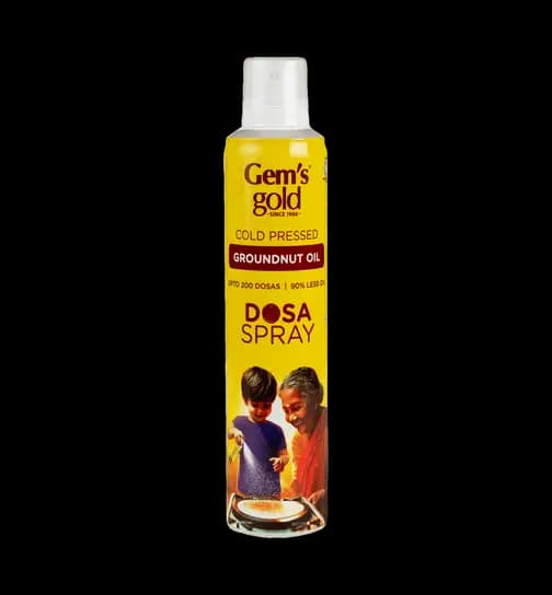 Gem's Gold Groundnut Oil Reusable Spray 200 ml