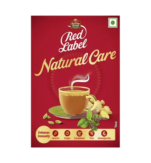 Red Label Natural Care Tea, with 5 Ayurvedic Ingredients 250 g