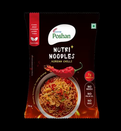 Acme Poshan Nutri+ Noodles Korean Chilli 70 g
