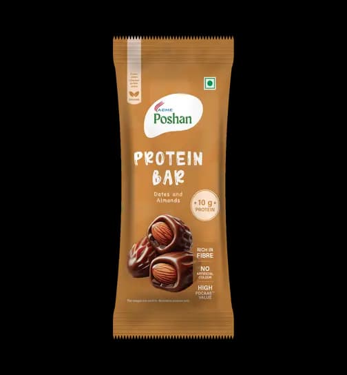 Acme Poshan Protein Bar Dates and Almonds Protein 50 g