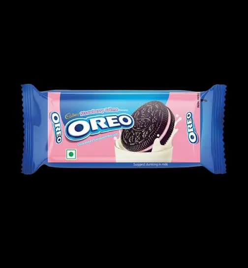 Cadbury Oreo Strawberry Flavour Crème Sandwich Biscuit 41.75 g x 2