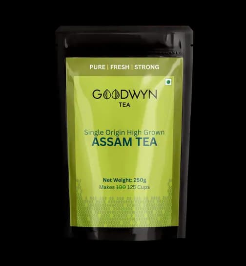 Goodwyn Tea Assam CTC - Pure & Strong Kadak Chai Patti - Milk & Black Tea 250 g