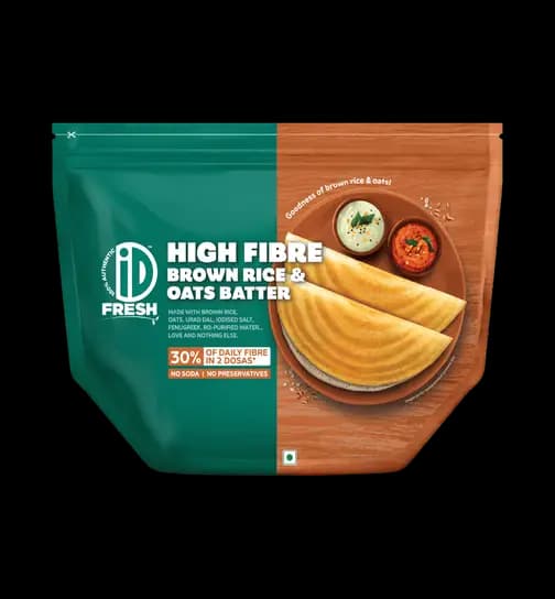 iD Fresh High Fibre Brown rice & Oats Batter 500 g