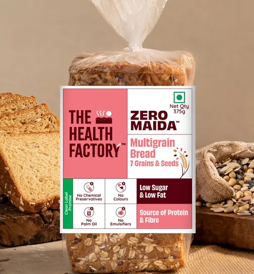 The Health Factory Multigrain Bread (Zero Maida) 375 g
