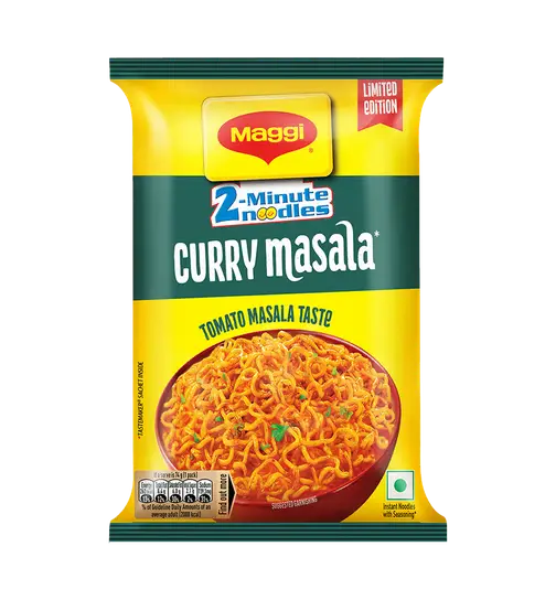 Maggi 2-Minute Instant Noodles, Curry Masala Taste 74 g