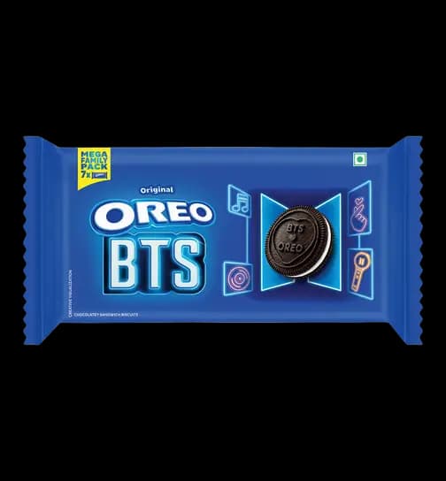 Cadbury Oreo Vanilla Flavour Crème Sandwich Biscuit Mega Family Pack 876.75 g