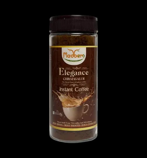Madbero Elegance Premium Instant Coffee Blend of 70% coffee & 30% Chocor 100 g