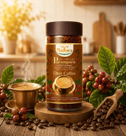 Madbero Parampara Premium Filter Coffee Blend of 80% Coffee & 20% Chocory 150 g