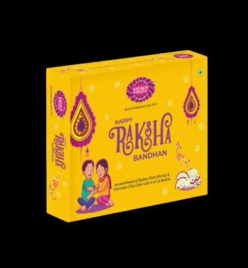 Karachi Bakery Assorted Cookies and Muffins Rakhi Gift Box 400 g