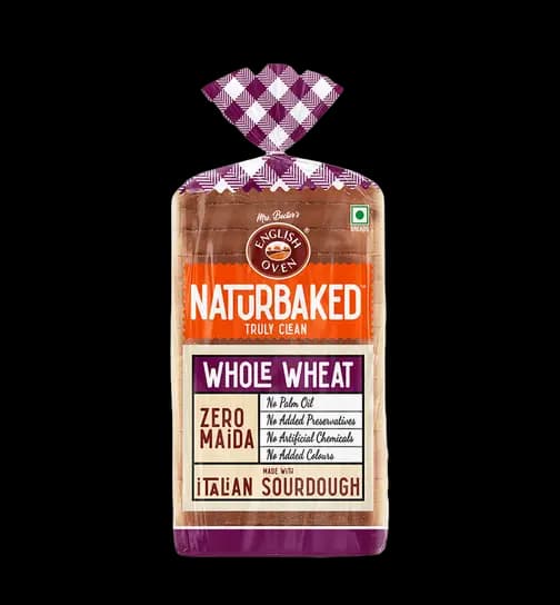 Naturbaked zero maida whole wheat bread 300 g