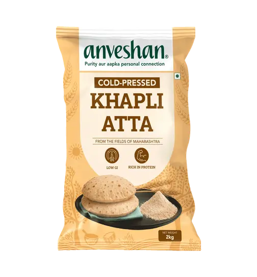 Anveshan Cold-Pressed Khapli Atta 2 kg