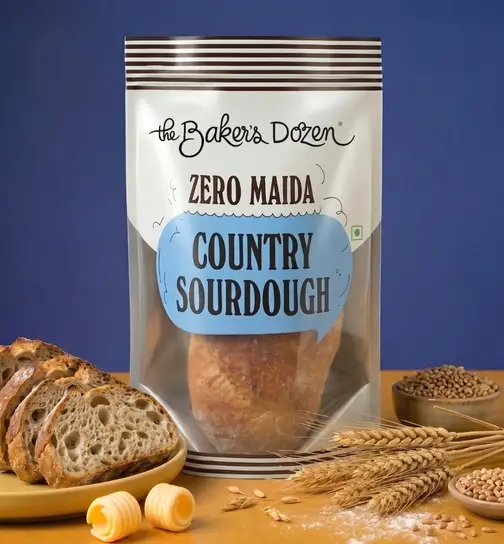 The Baker's Dozen Zero Maida Country Sourdough, Zero Preservatives 330 g