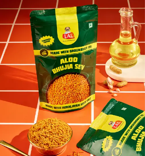 LAL Sweets Aloo Bhujia Sev (Refined Groundnut Oil) 150 g