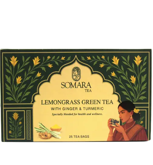 Somara Tea Lemongrass Green Tea With Ginger And Turmeric 37.5 g