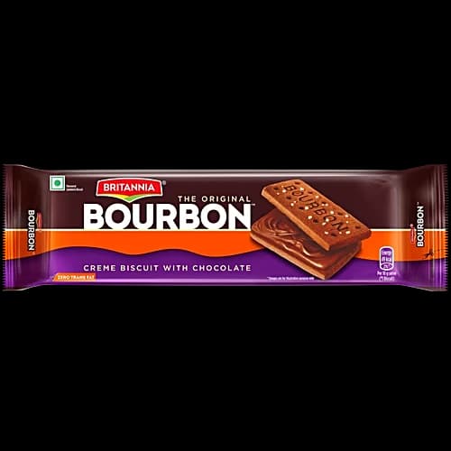 Britannia Bourbon Chocolate Cream Biscuits 150 g