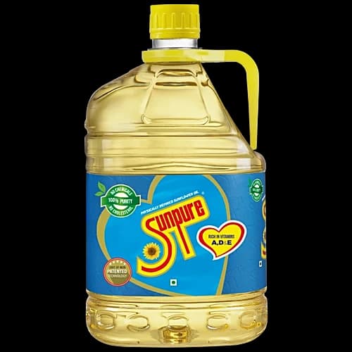 Sunpure Refined Sunflower Oil 5 l Can