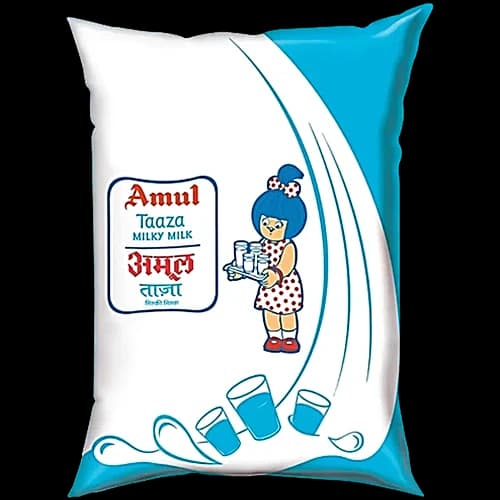 Amul Taaza Milk 1 l Pouch