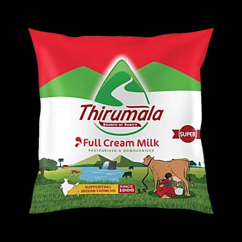 Thirumala Full Cream Milk 500 ml Pouch