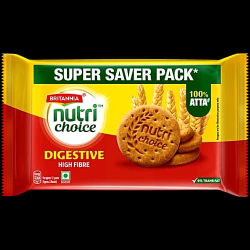 Britannia Nutrichoice Digestive High Fibre Biscuits Super Saver Family Pack 1 kg