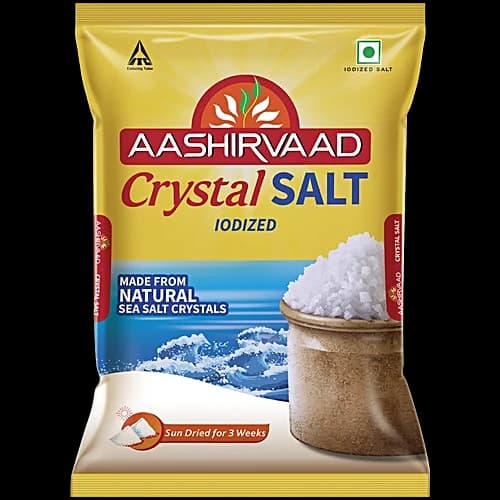 Aashirvaad Iodized Crystal Salt 1 kg No